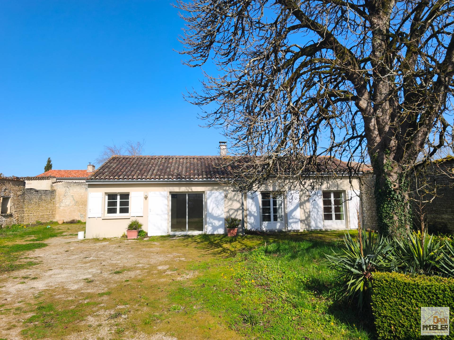 Maison de plain pied T3 avec jardin