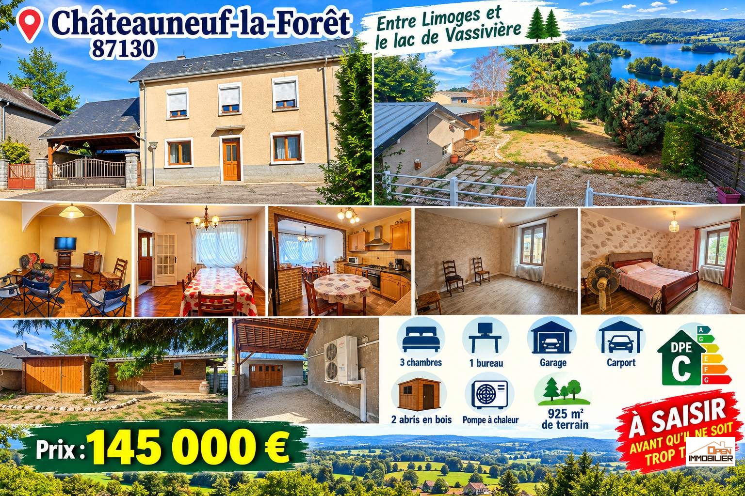 Maison de bourg à Châteauneuf-la-Forêt