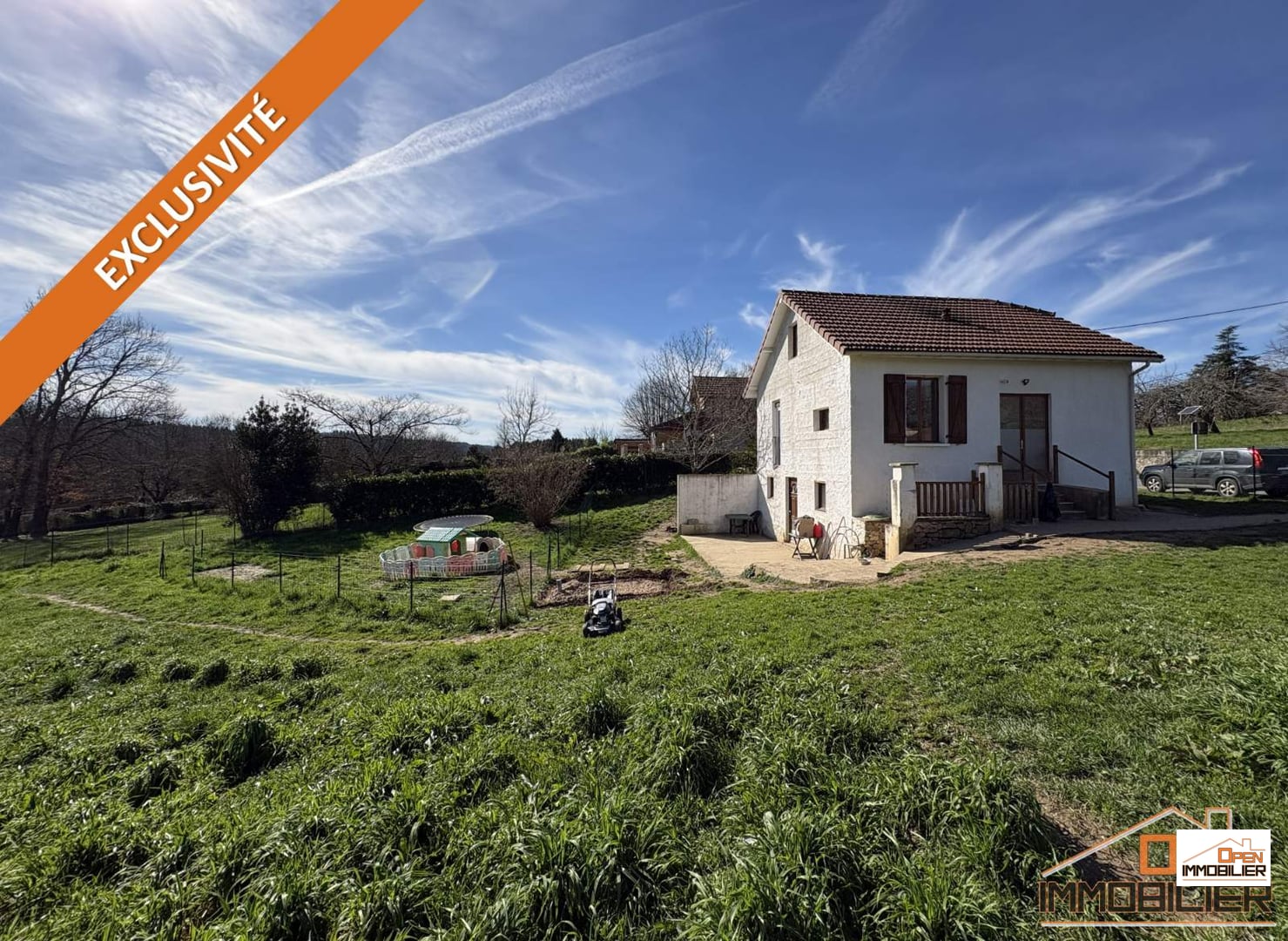 Maison 80m² - 2 chambres - Terrain 3 600m²