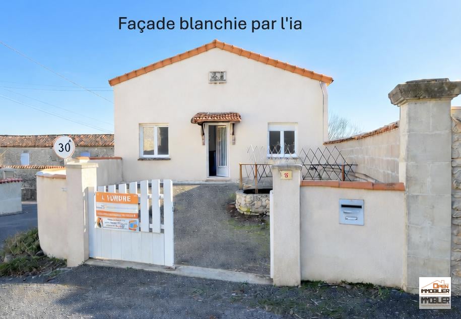 Maison de village avec cour et garage