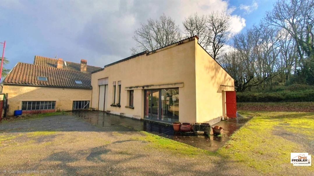 BELLE MAISON ET GRANGE EN PIERRE A GROS POTENTIEL POUR HABITATION PLUS ATELIER VOIR COMMERCE A SAISIR !