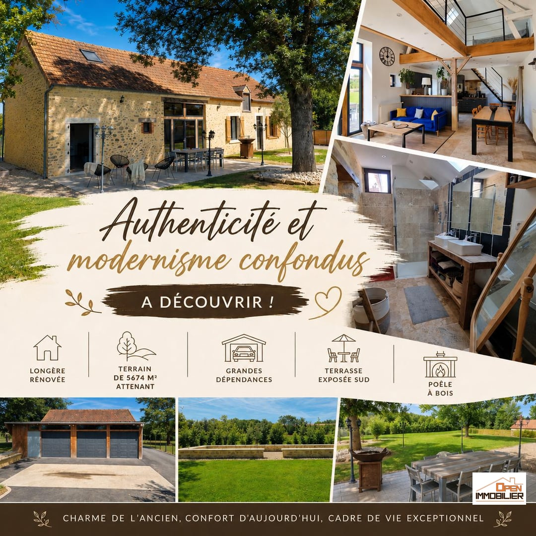 Restaurée avec caractère