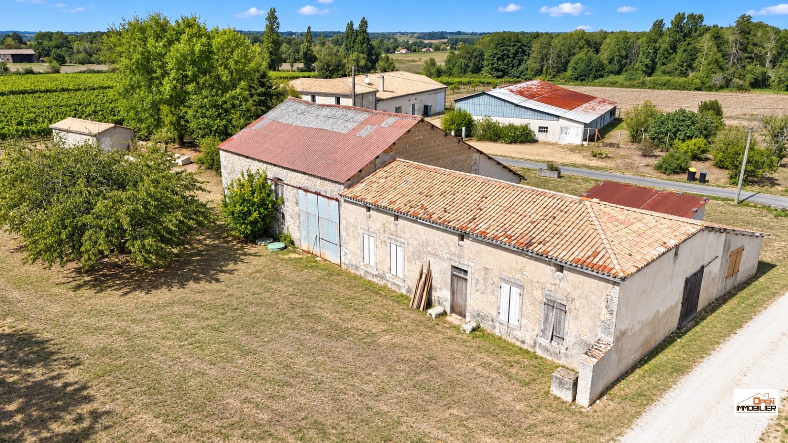 PROPRIÉTÉ DE CARACTÈRE EN PIERRE À FORT POTENTIEL – À RÉNOVER ENTIÈREMENT - Baignes-Sainte-Radegonde