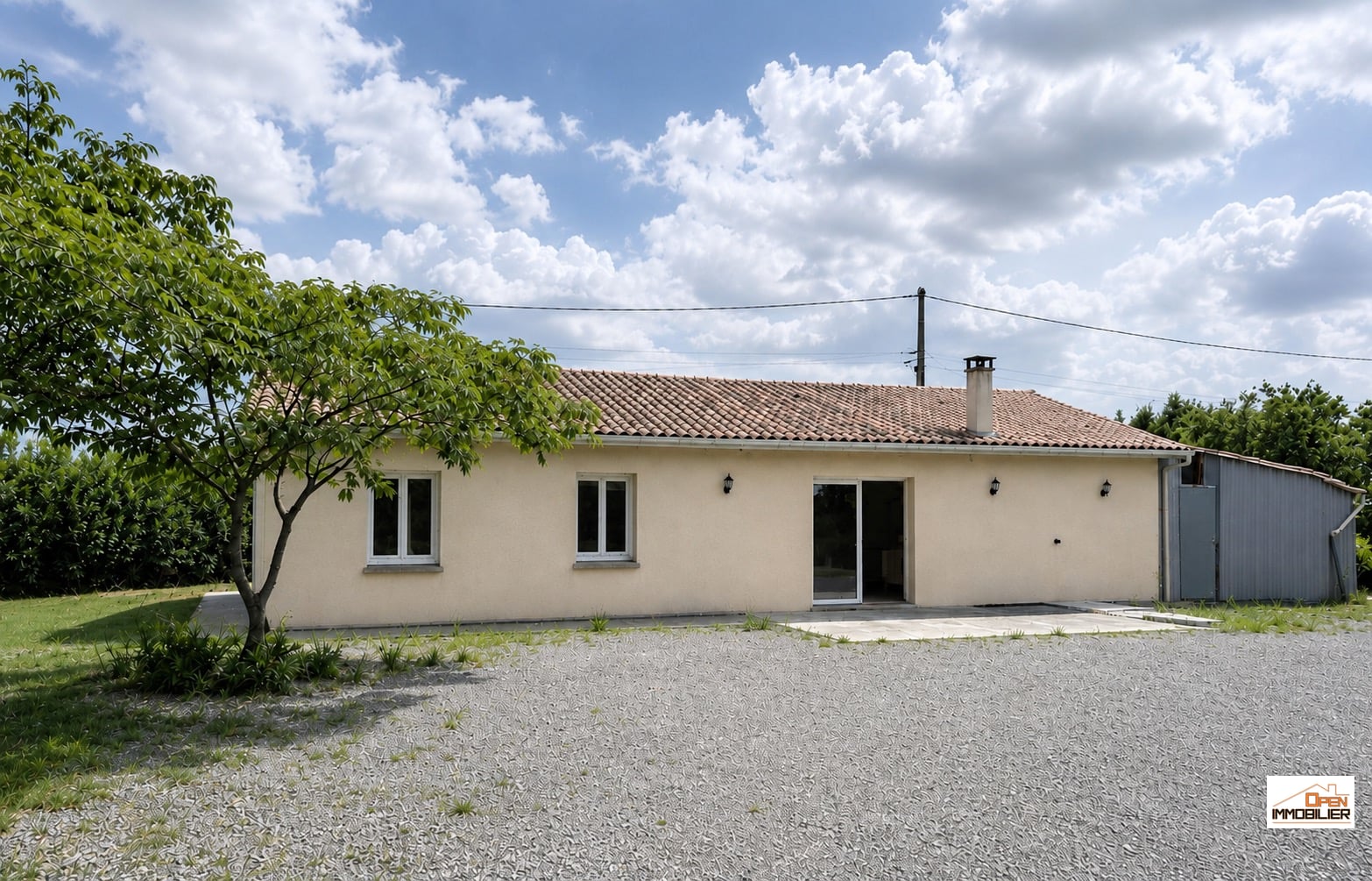 Maison de plain-pied 117 m² – Terrain 1645 m²