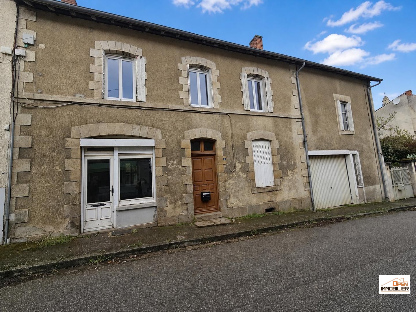 Maison de bourg avec jardin