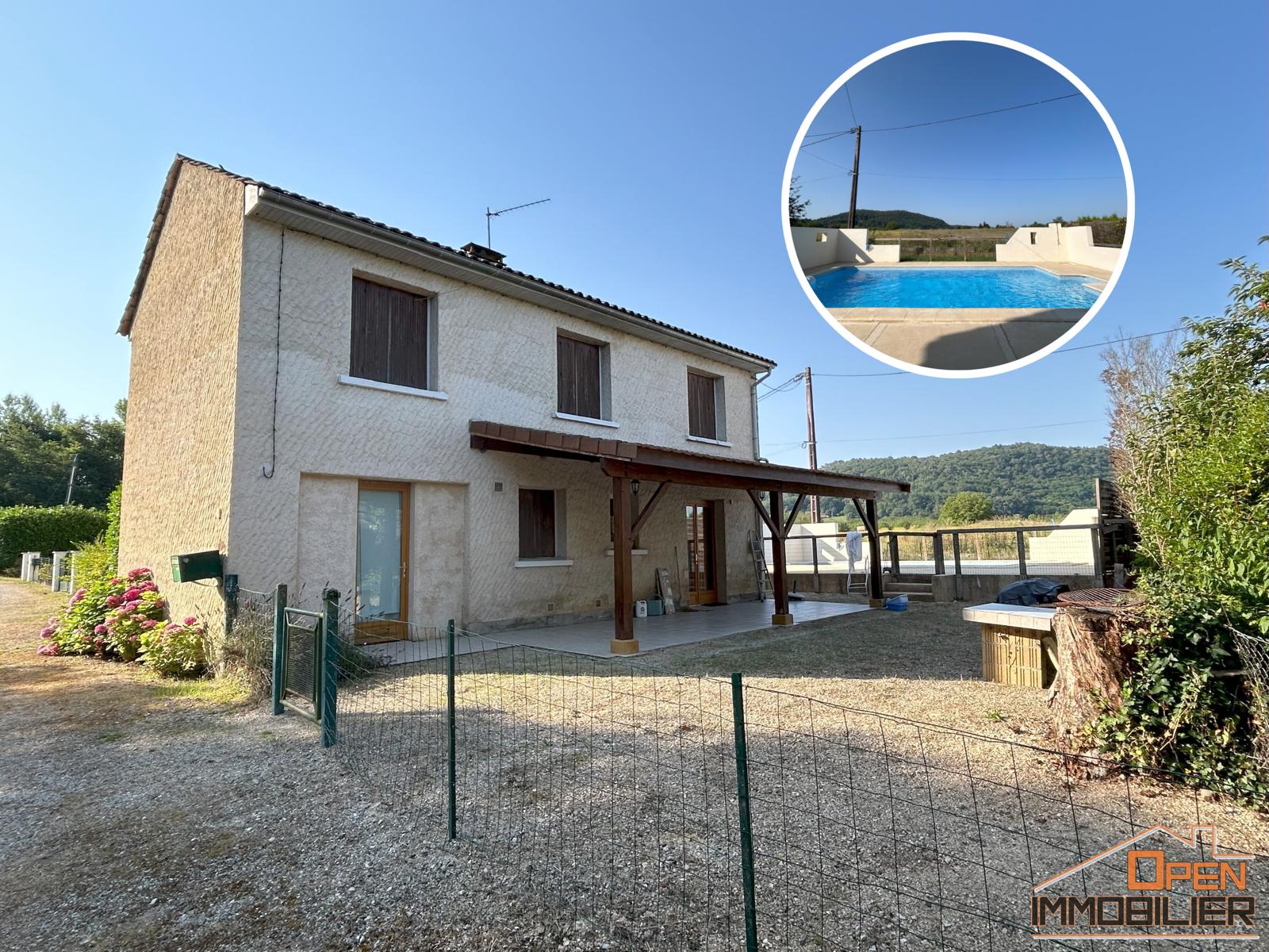Maison 105m²-Piscine-Terrain 988m²