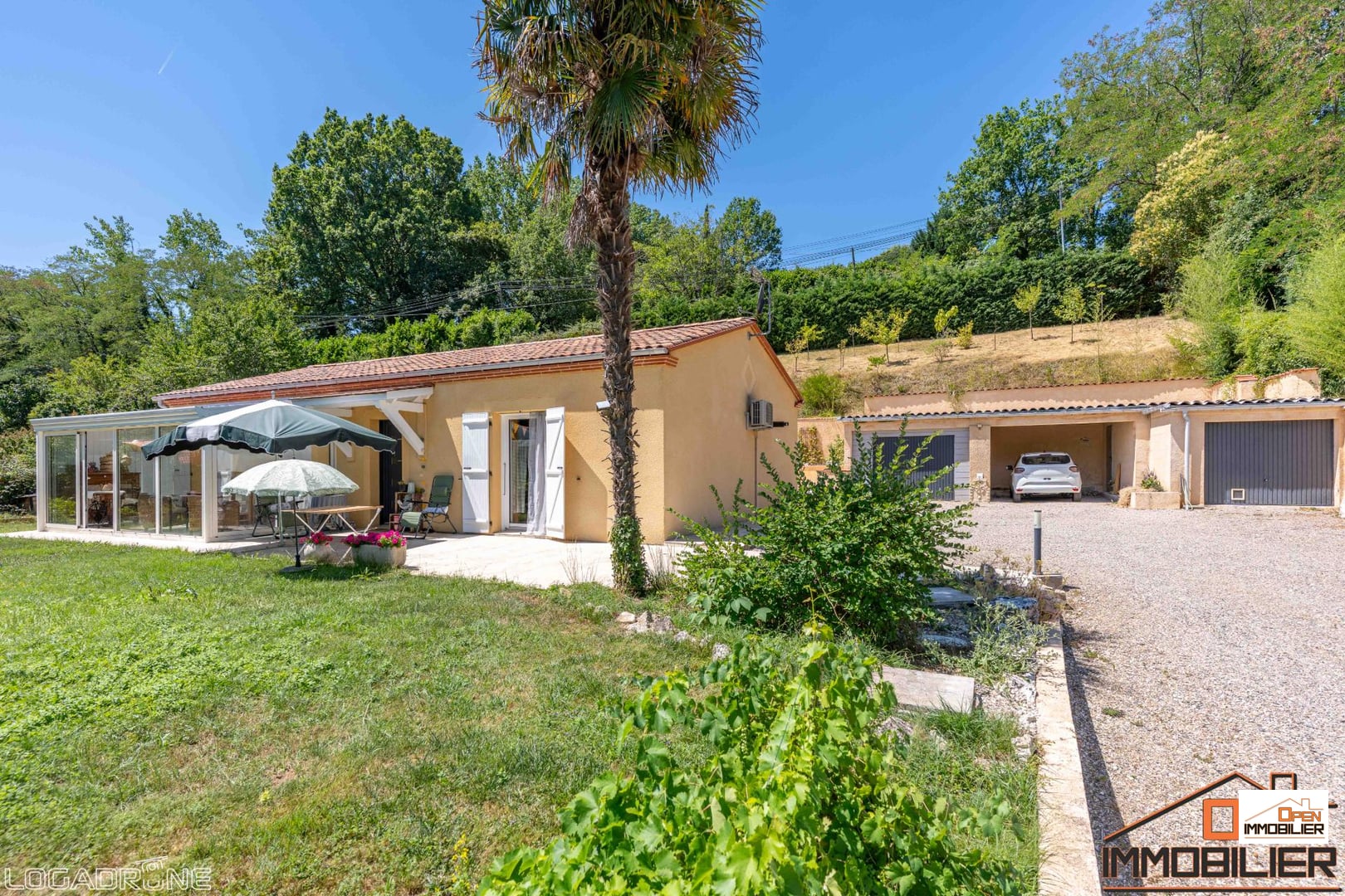 Plain-pied T4 avec jardin