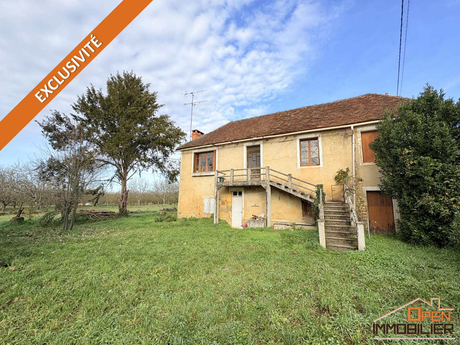 Maison 109m² – Grange 70m² – Terrain 3 800m²