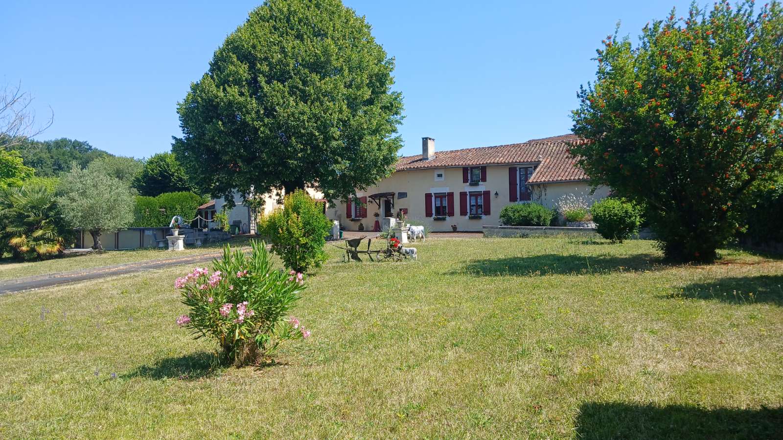 Fermette 185 m², 4 chambres, terrain clos