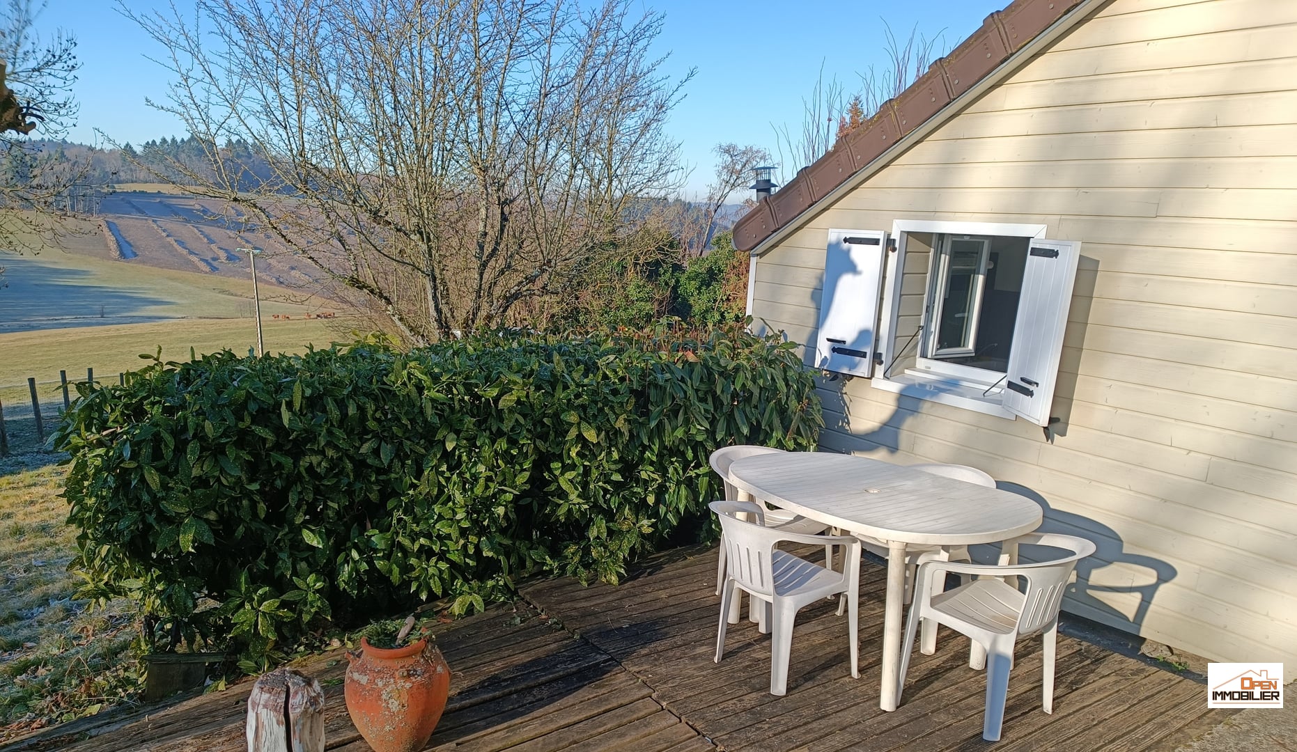 A louer maison Type T2, jardin, terrasse Sainte Fortunade