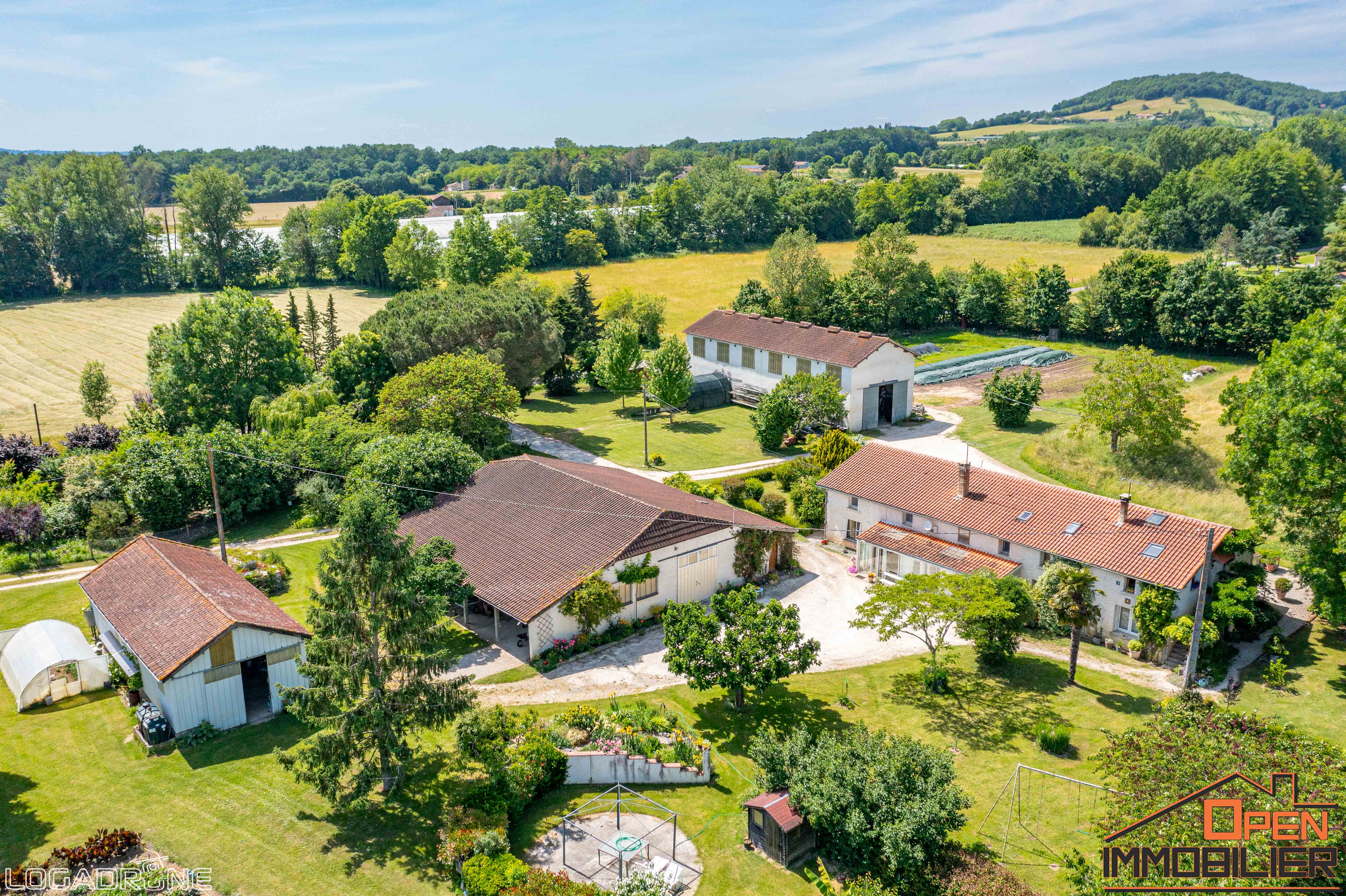 À VENDRE EXPLOITATION AGRICOLE BIOLOGIQUE DE 11,8 HA SAINT-SYLVESTRE-SUR-LOT (47)