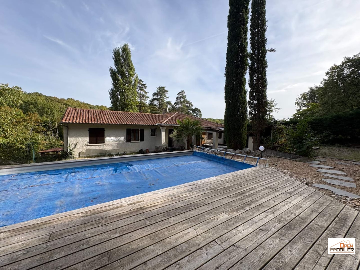 Maison sur sous-sol avec Piscine - Chancelade