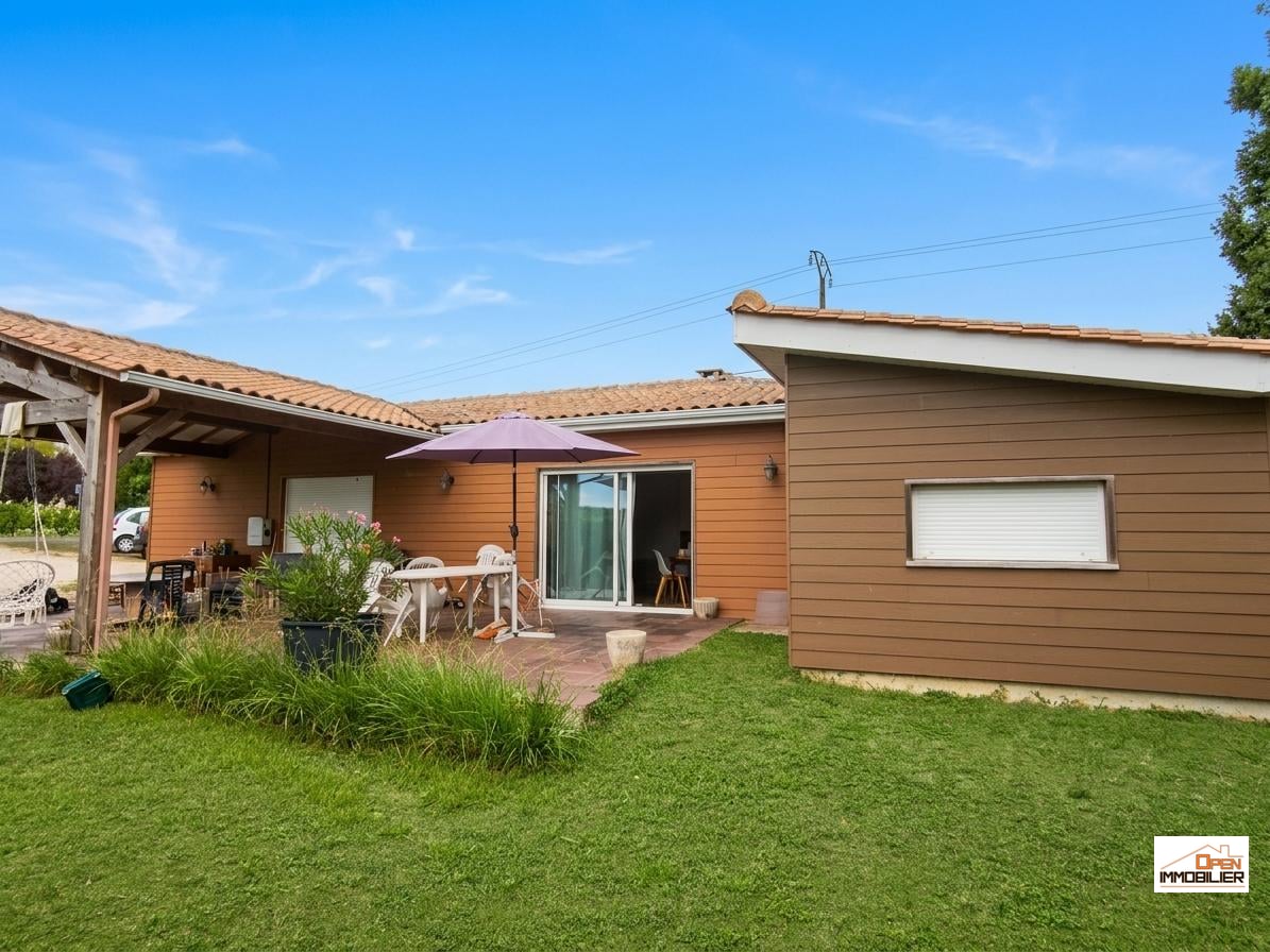 Maison de plain pied T6 ossature bois avec jardin - Vindelle