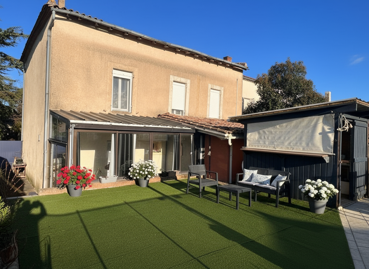 MAISON FAMILIALE DE 5 PIECES 144M2 AVEC JARDIN, PISCINE ET DEPENDANCE
