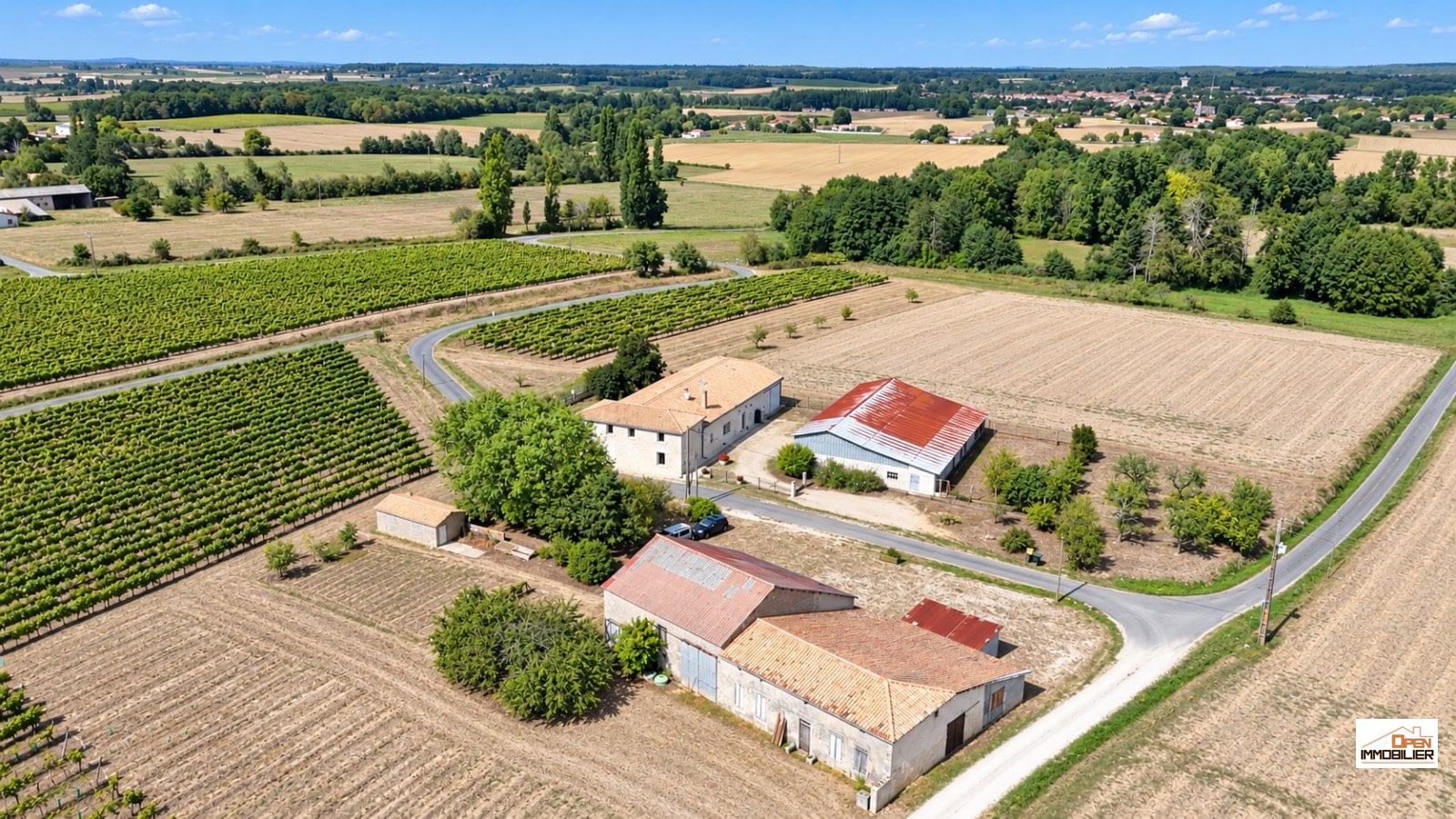 ENSEMBLE IMMOBILIER – PROPRIÉTÉ DE CARACTÈRE EN PIERRE – DOMAINE FAMILIAL, ÉQUESTRE OU TOURISTIQUE - Baignes-Sainte-Radegonde
