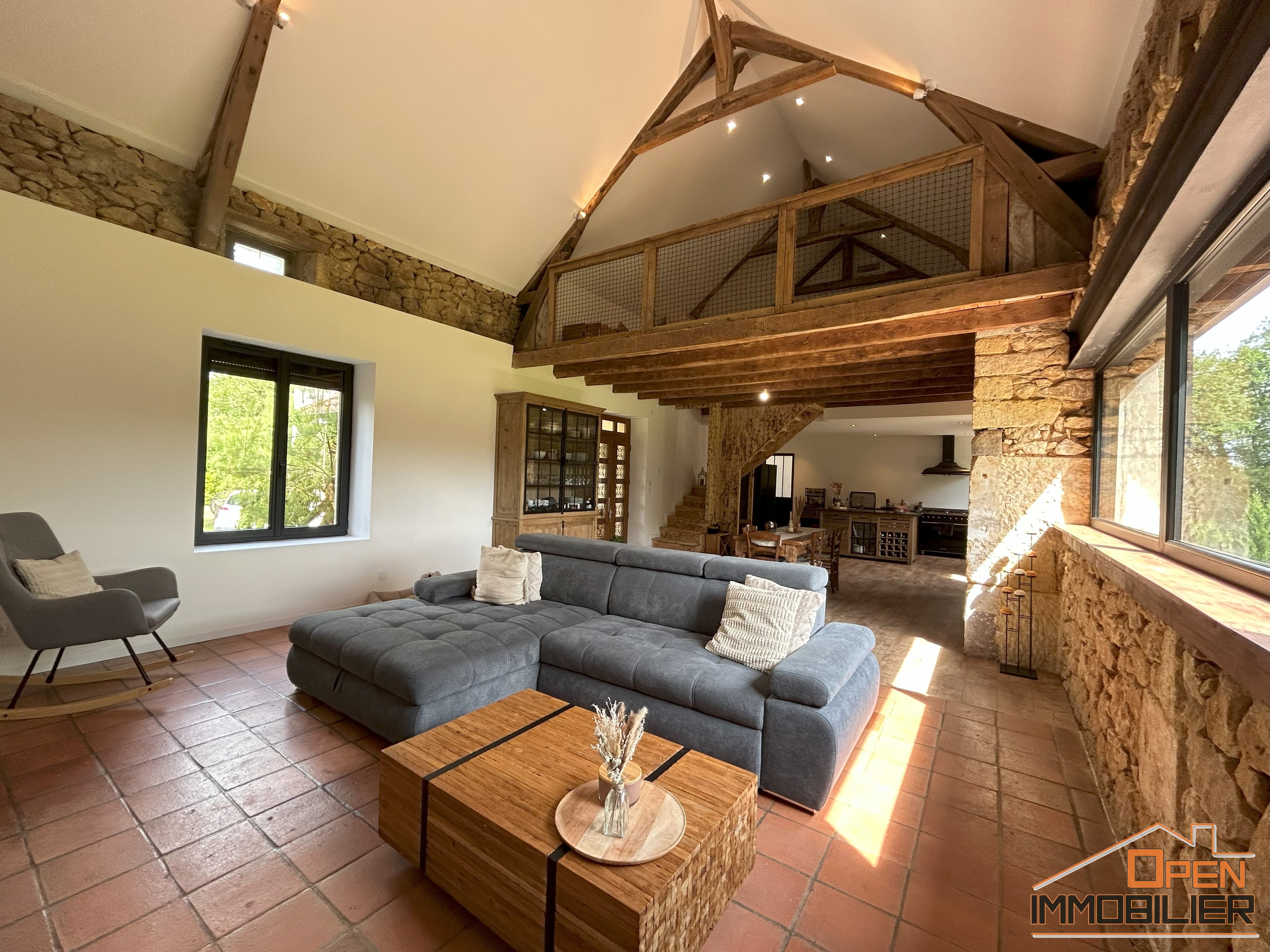 Photo 6 - Maison en pierre-161m²-Grange-Terrain 14 960m²