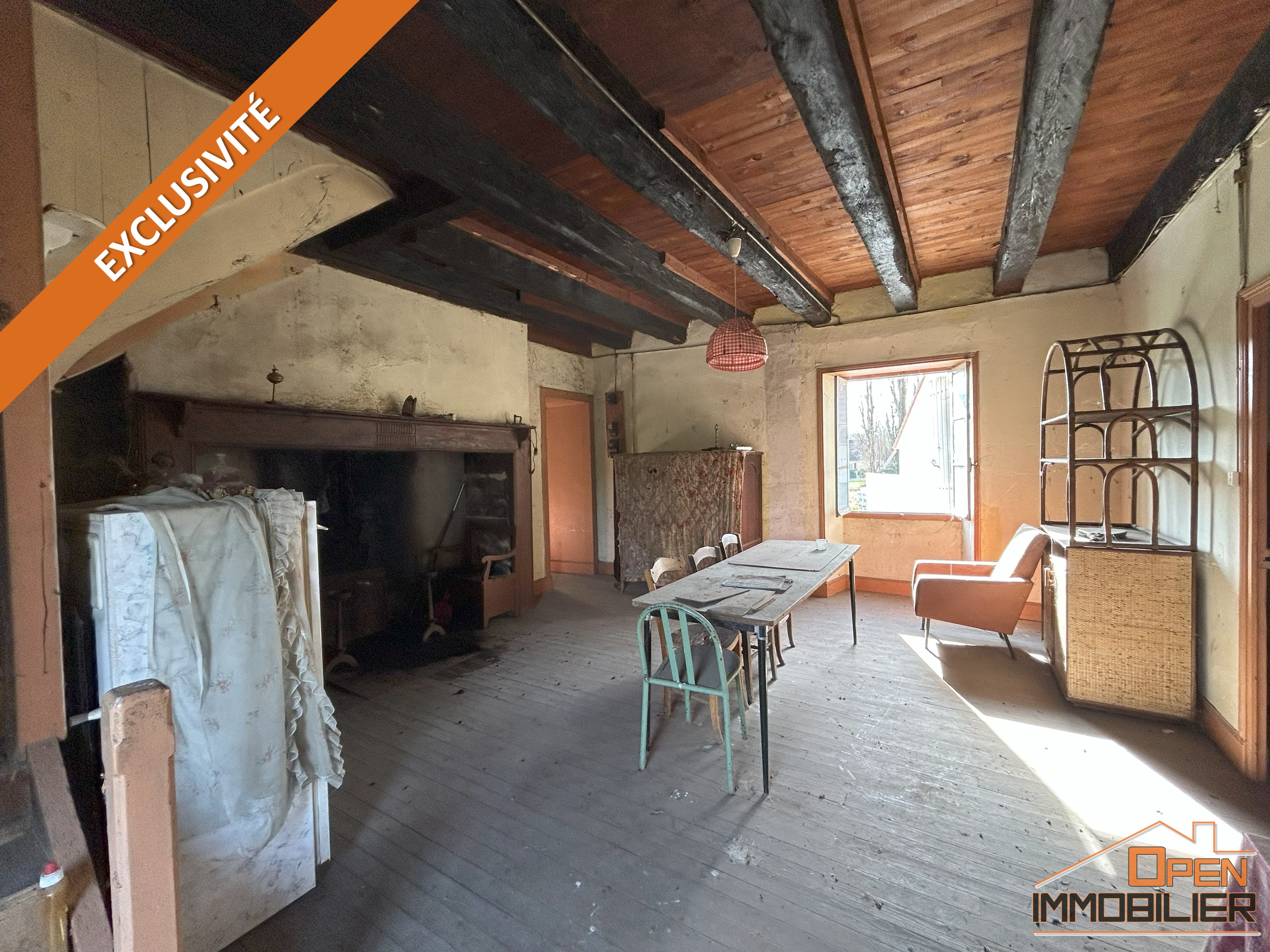 Photo 9 - Maison en pierre 88m²-Grange-Terrain 10 435m²