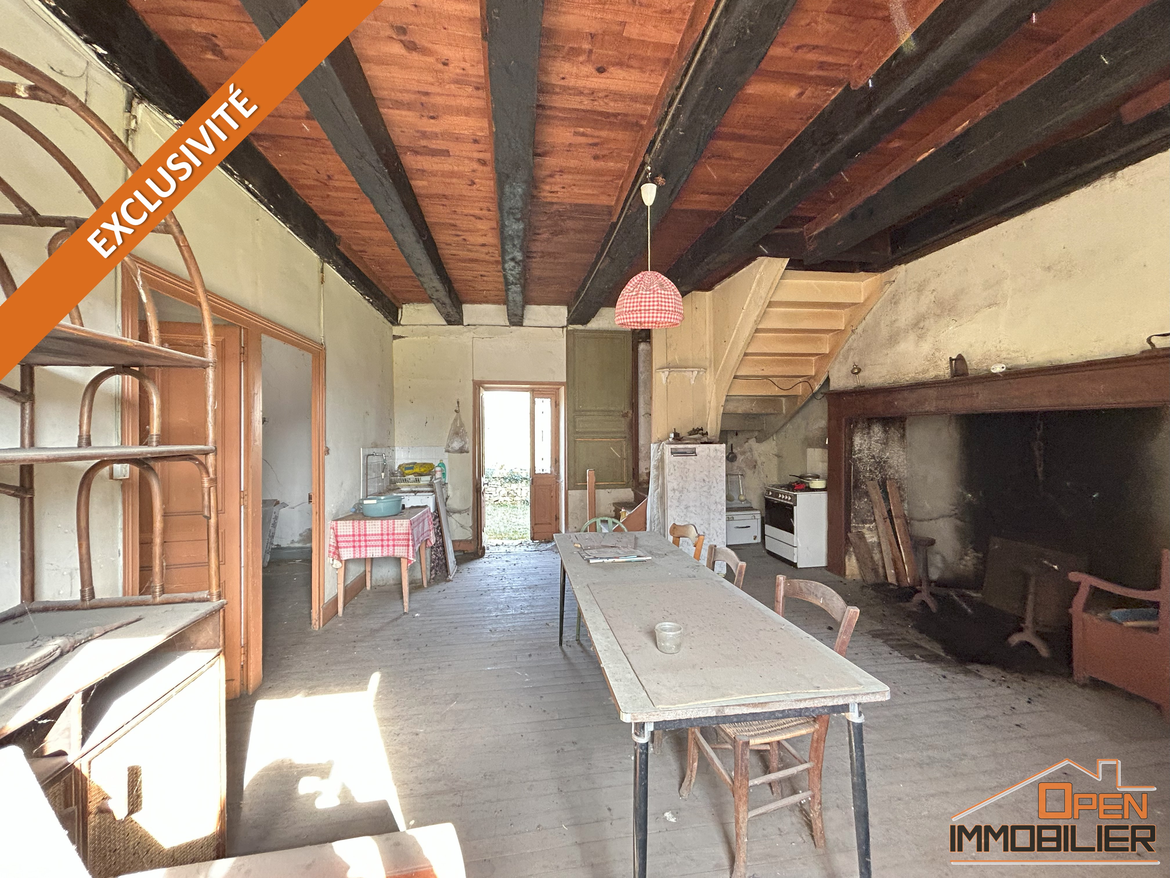 Photo 10 - Maison en pierre 88m²-Grange-Terrain 10 435m²
