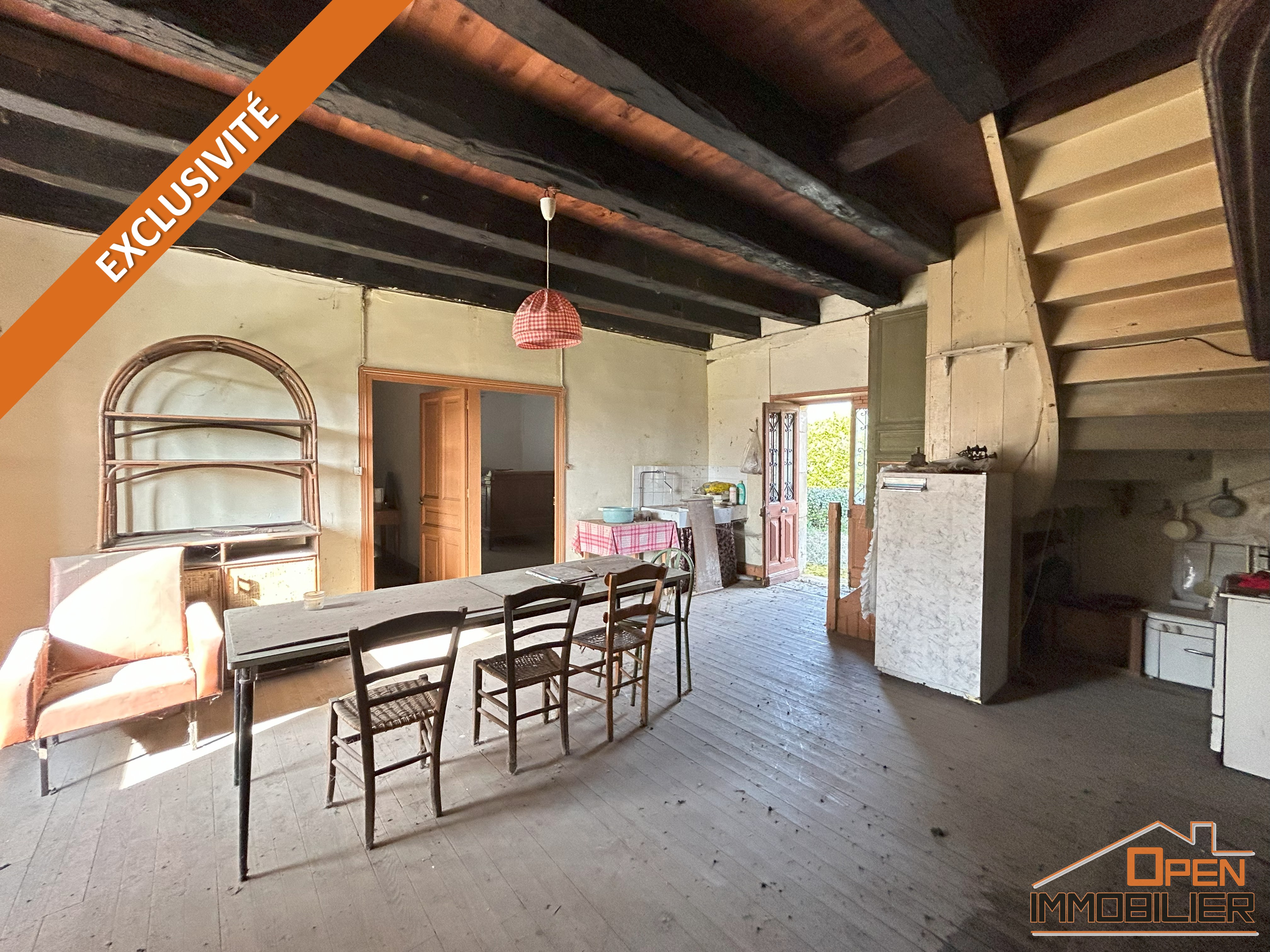 Photo 11 - Maison en pierre 88m²-Grange-Terrain 10 435m²