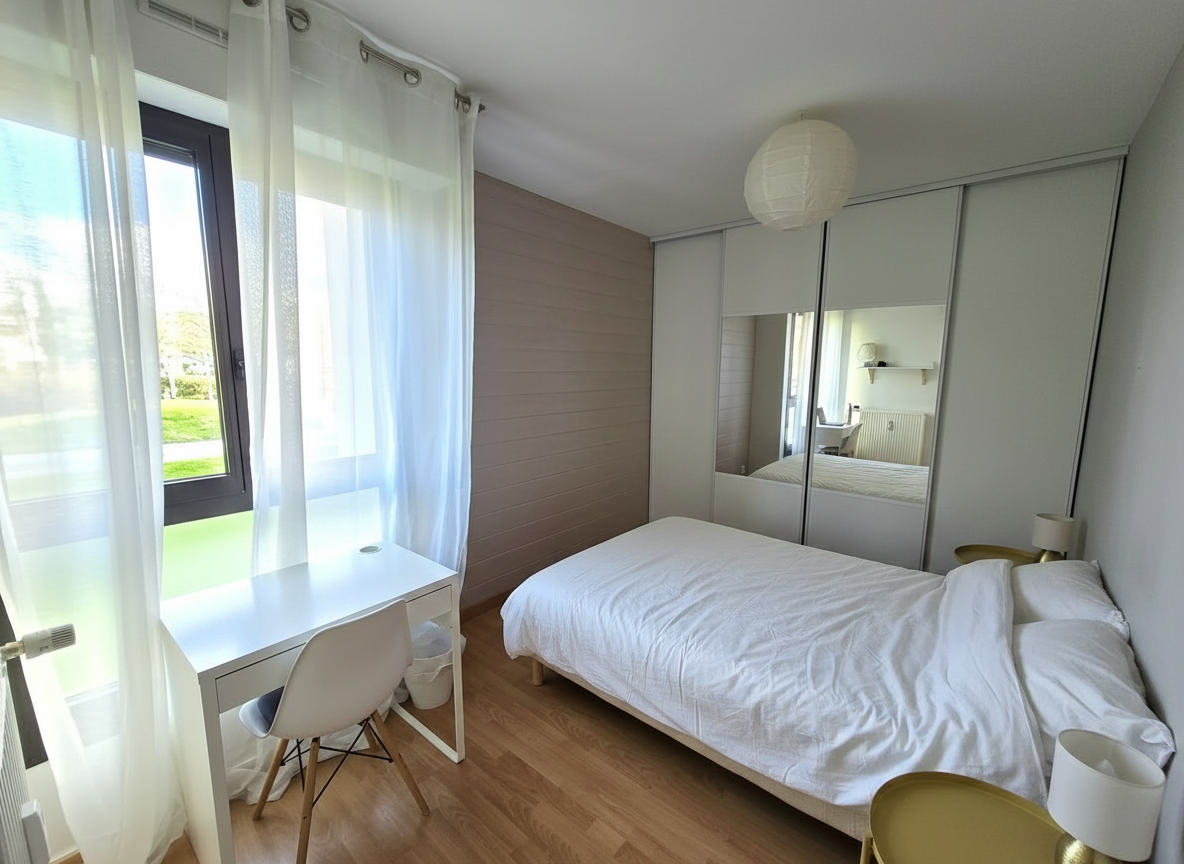 Photo 5 - UNE CHAMBRE DISPONIBLE – COLOCATION T4 MEUBLE