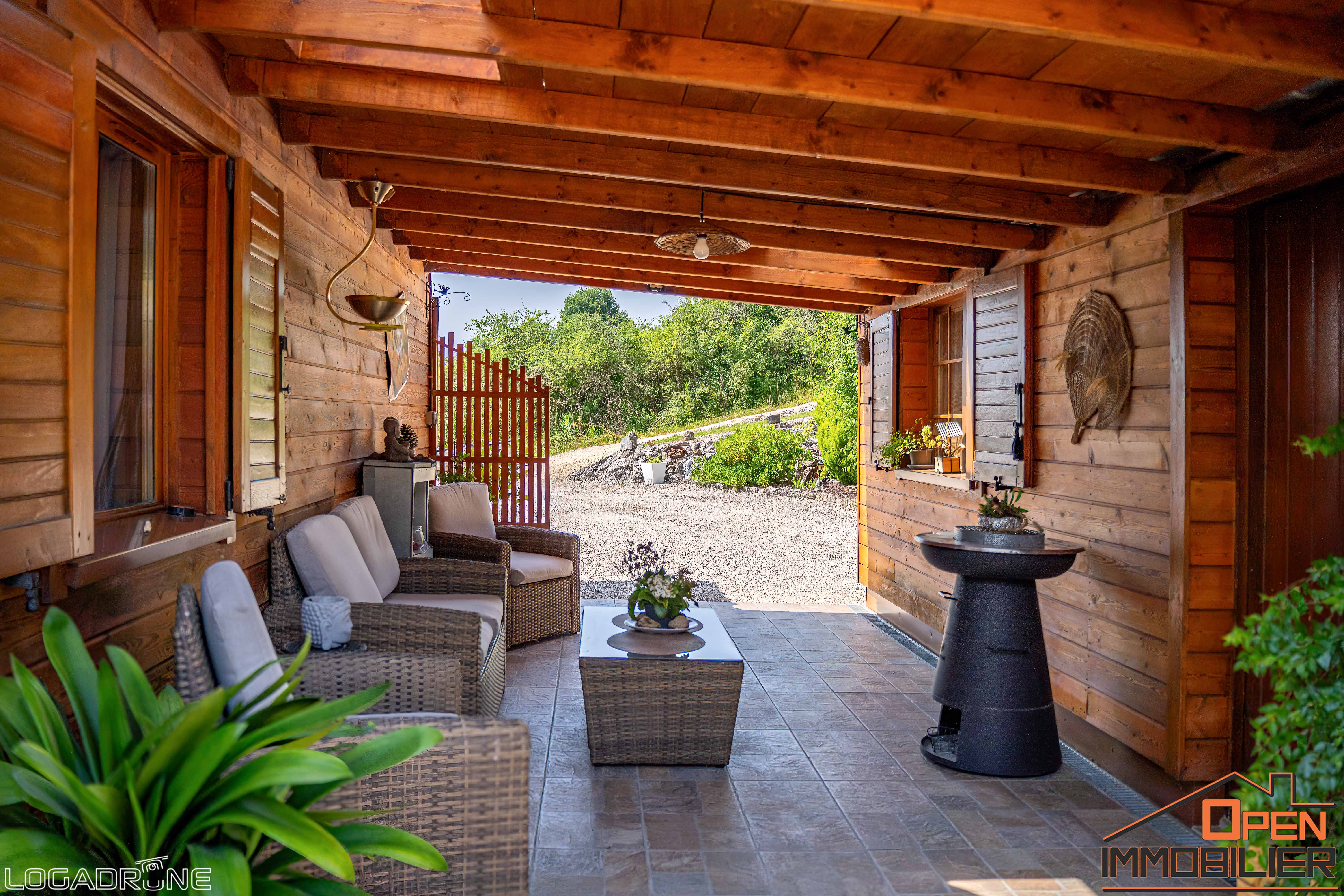 Photo 10 - chalet bois avec piscine