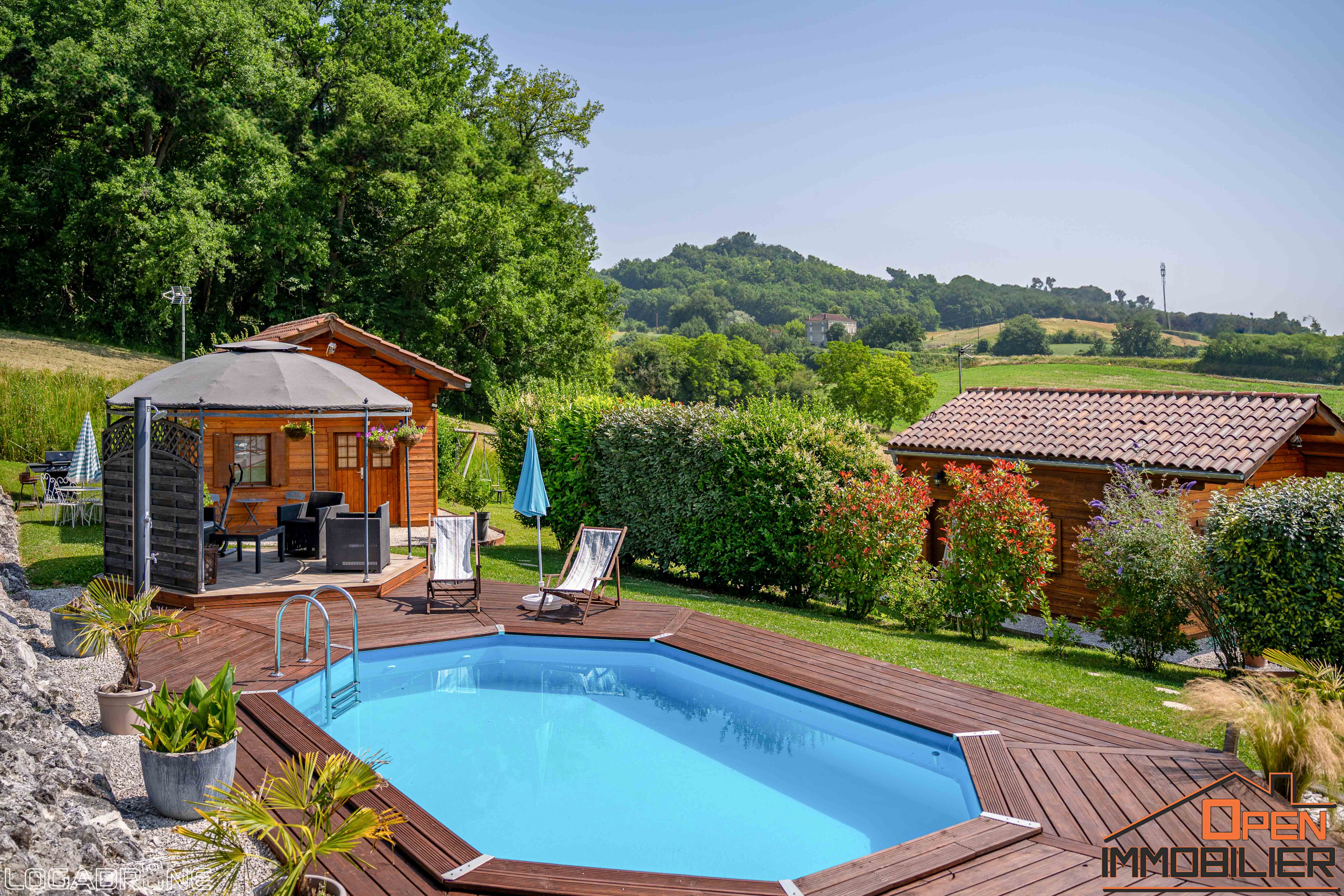 Photo 14 - chalet bois avec piscine