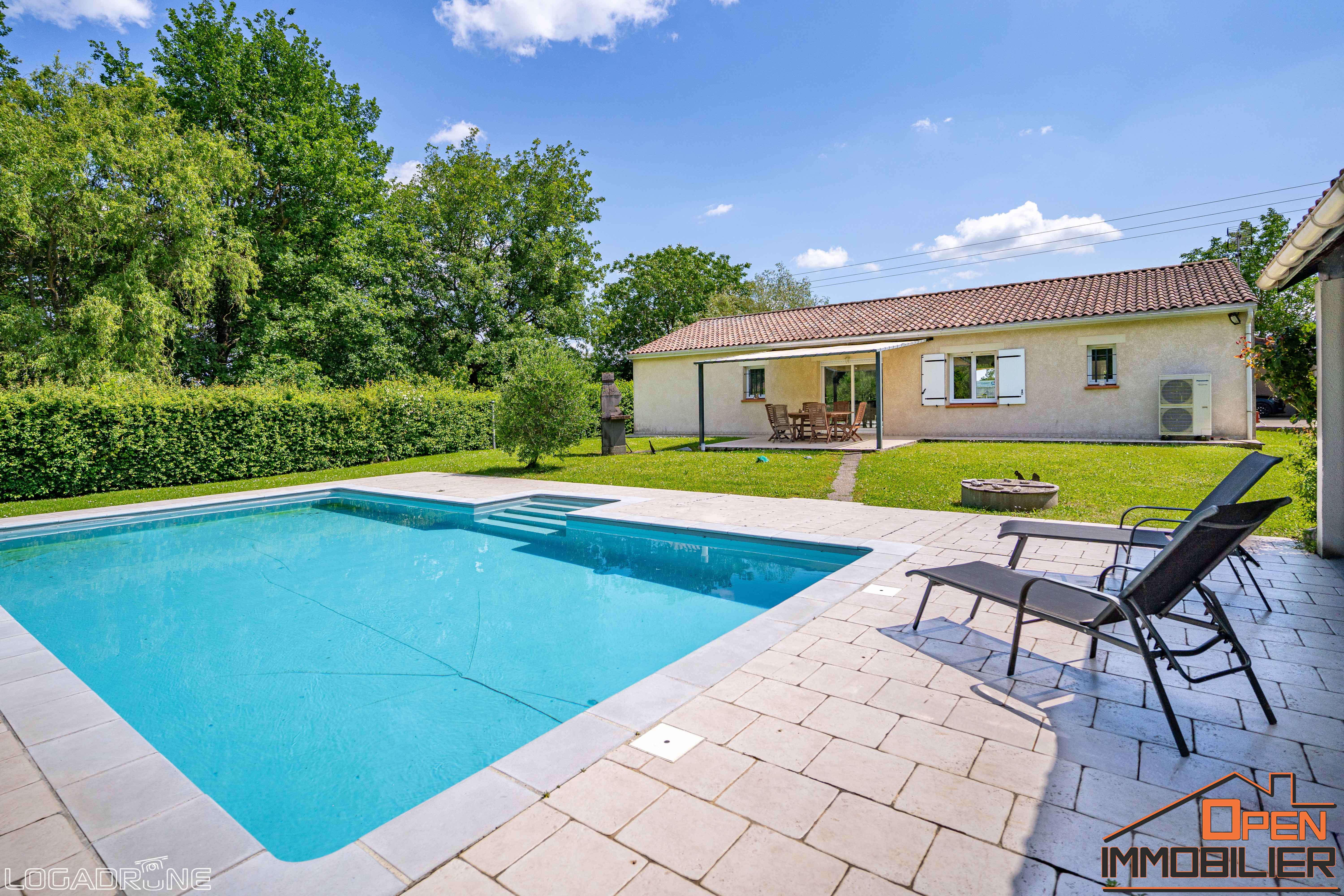 Maison T5 de plain-pied avec piscine à Castelmoron - Photo 2