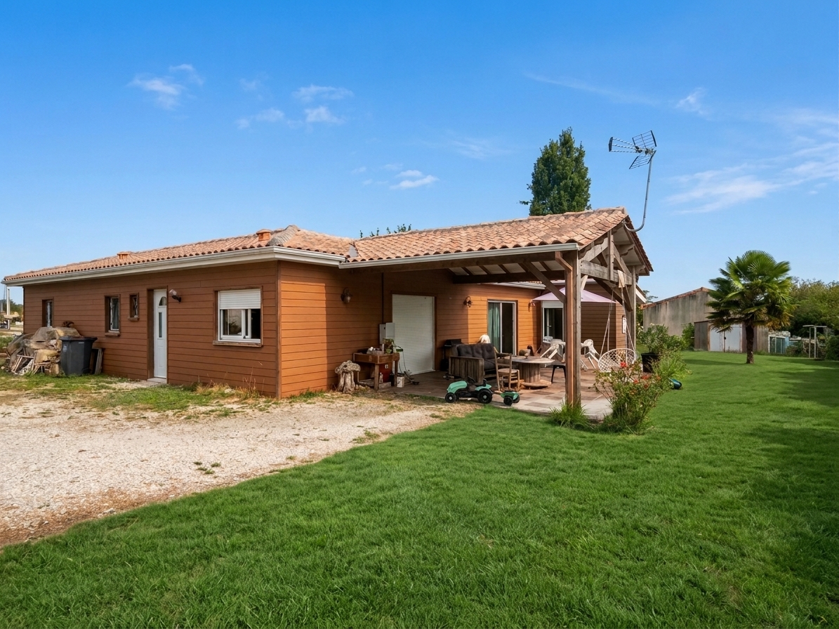 Photo 2 - Maison de plain pied T6 ossature bois avec jardin