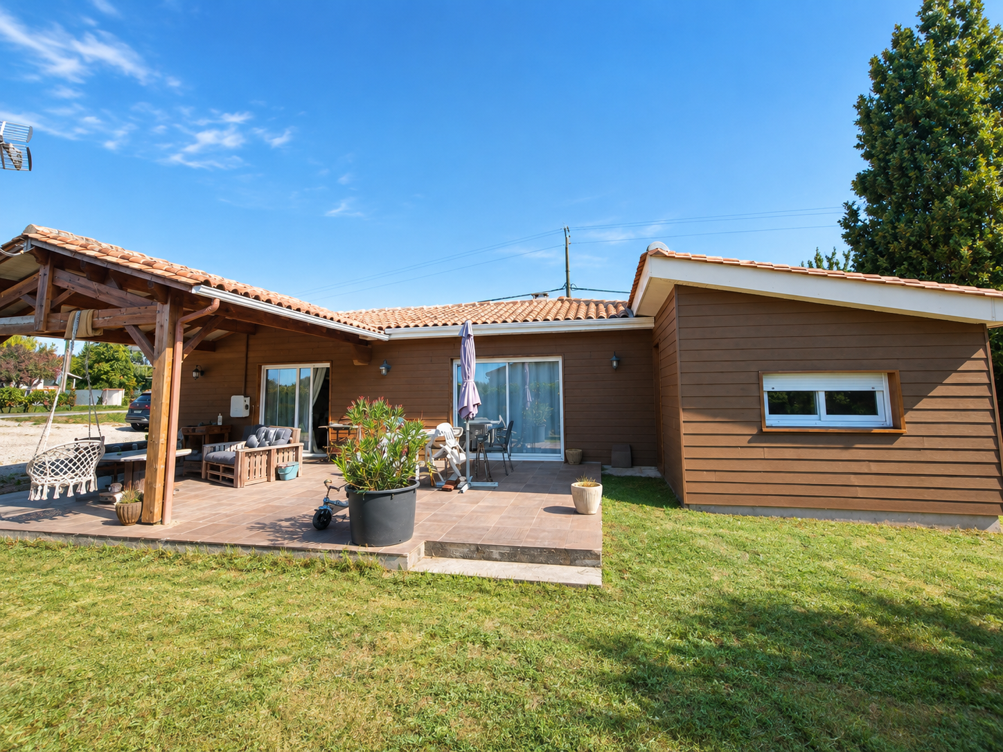Photo 6 - Maison de plain pied T6 ossature bois avec jardin