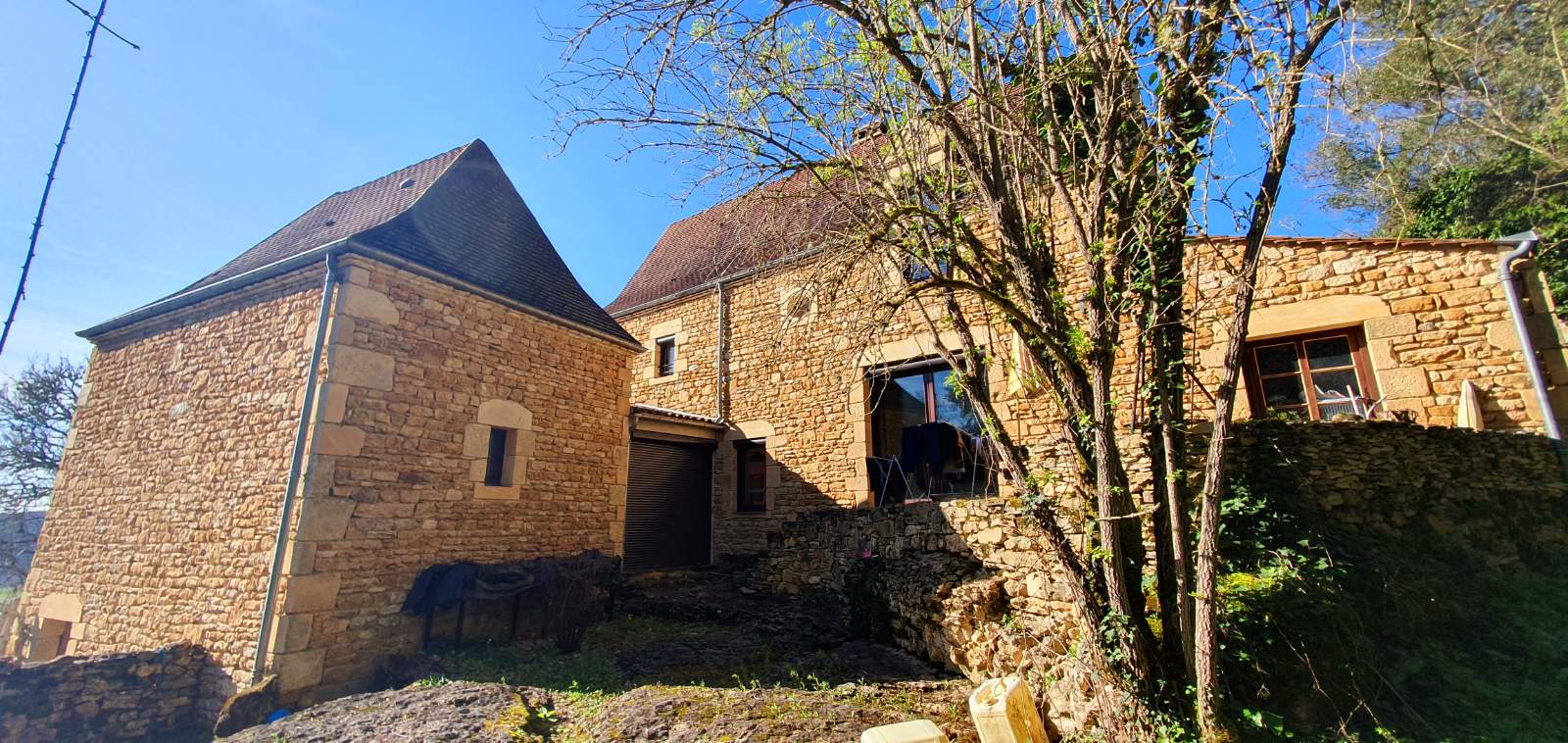 Photo 6 - FABULEUSE MAISON D&rsquo;ARCHITECTE, EN PIERRE ,AVEC VUE EXTRAORDINAIRE AU CALME EN PÉRIGORD NOIR !